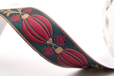 Festliche Kugeln Jacquardband_AI-KN